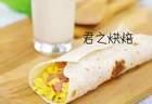 简简单单做个早餐~炒蛋培根卷饼！