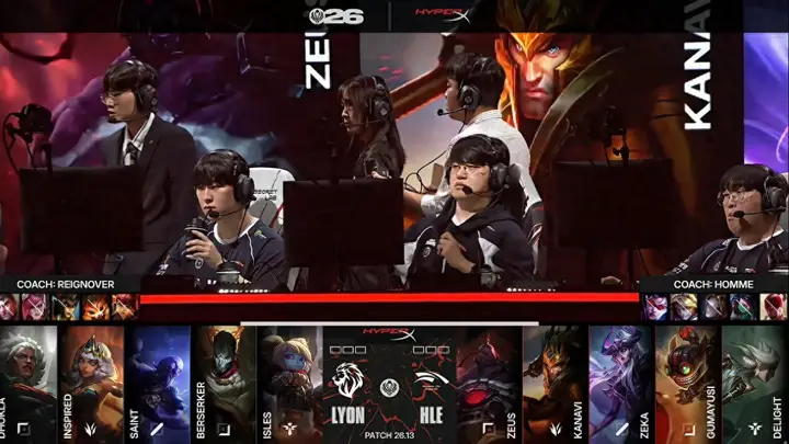 LOL-MSI:Zeus乌鸦“恶魔升华”力挽狂澜,HLE 3-2淘汰LYON
