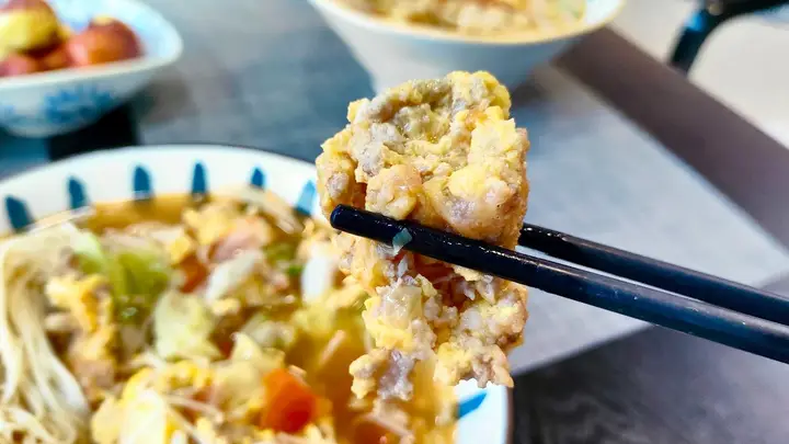三伏天晚餐1碗面,山药龙须面顺滑养脾胃,不加盐还实惠,儿子连夸3遍好吃