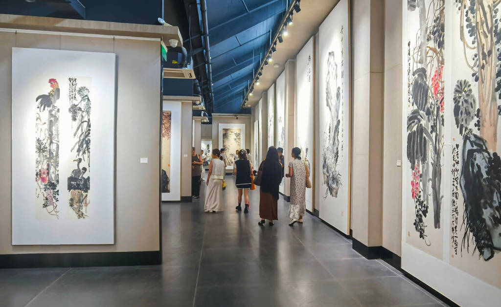 “个山风”艺术联展致敬八大山人