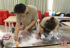 “粮”辰美景入画来 探访江西南昌粮食画制作技艺非遗工坊
