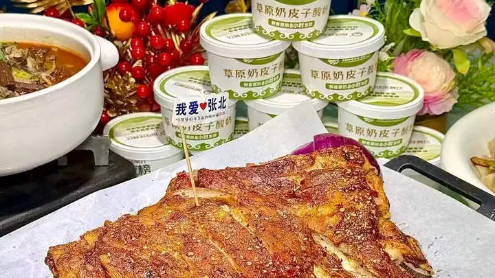 打卡张北本土美味,聊聊福洋洋吉祥草原手把肉家乡菜莜面口感