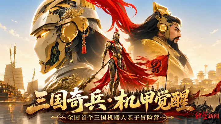全国首个三国机器人亲子冒险营,7月23日成都启幕
