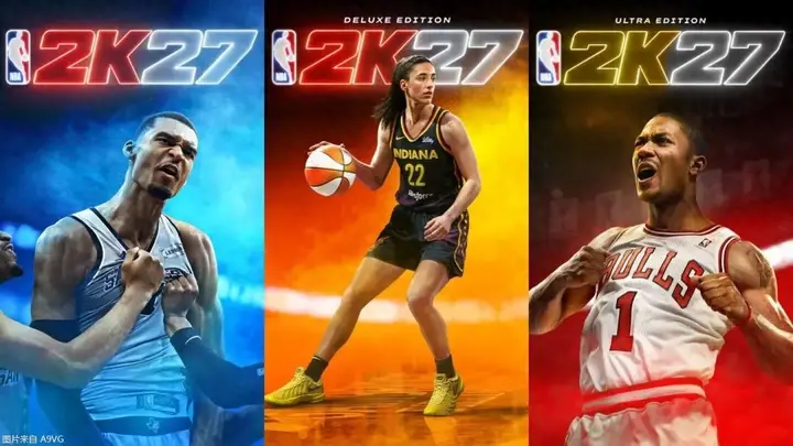 NBA 2K27》9月4日发售 三版封面人物及预购福利公布