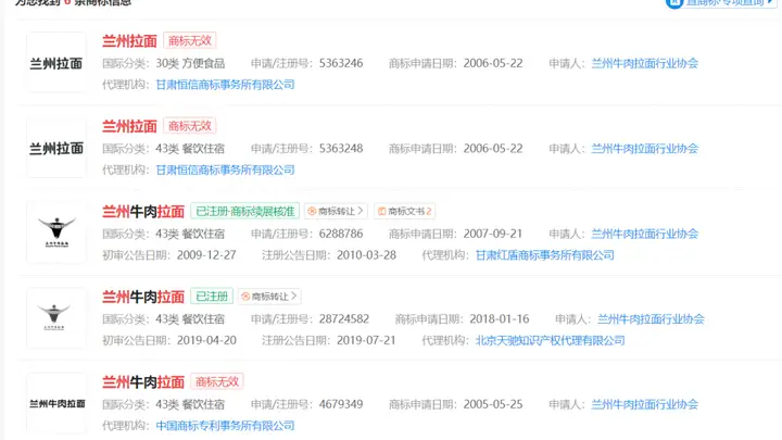 你常吃的兰州拉面可能要改名“青海拉面”了:“兰州拉面”商标均被驳回,商家回应