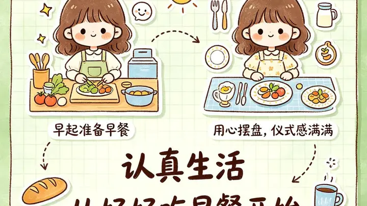 认真生活，从好好吃早餐开始