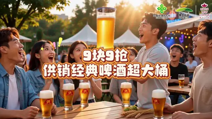 听到烤肉闻到供牌啤酒的麦香了吗？