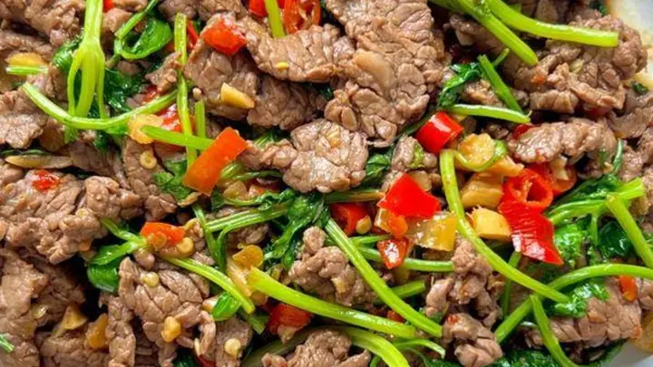 鲜辣入味超下饭,家常小炒黄牛肉地道做法