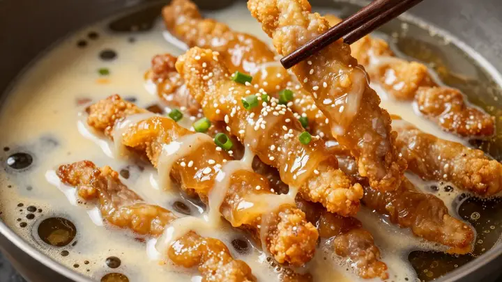 外酥里嫩不回软,软炸里脊调粉秘诀大公开