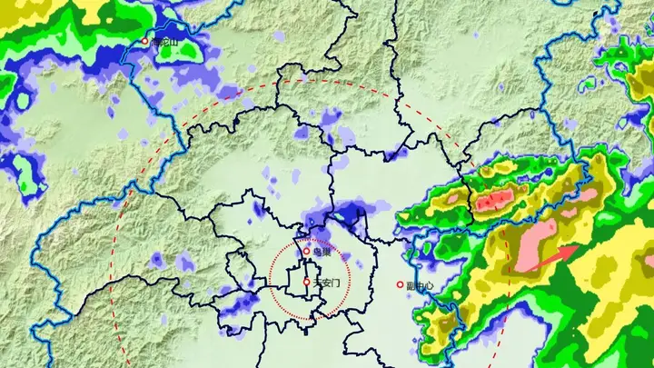 北京今天有暴雨,局地大暴雨伴雷电,明显时段为傍晚至夜间