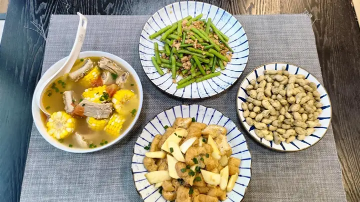 简单又丰盛!农家晚餐4个菜,个个好吃,儿子:要长胖了!