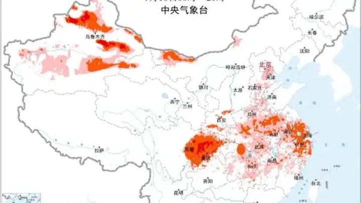 多地最高气温超40℃,中央气象台三预警齐发