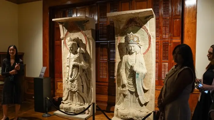 7月31日 大足石刻纽约展暨美国巡展在纽约深刻博物馆启幕