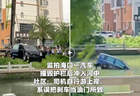 海口一轿车撞毁护栏冲入河中 司机误踩油门后自行游上岸