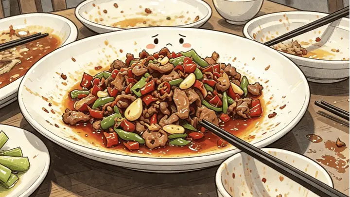 一盘辣椒炒肉的“第二人生”——致餐饮人:浪费是算不清的账