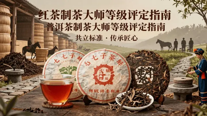 制定标准，邀您参加：红茶、普洱茶制茶大师等级评定全国征募！