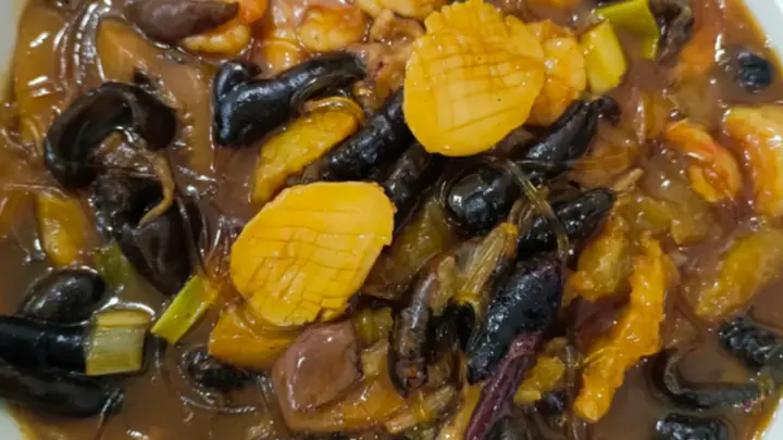 传奇名菜李鸿章大杂烩,杂料同煨滋味醇厚