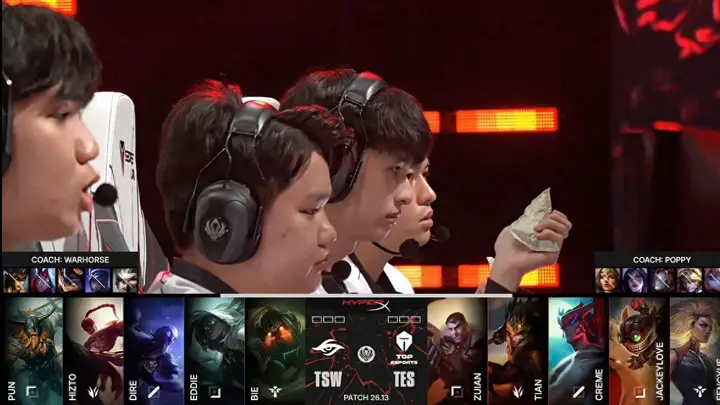 LOL-MSI:TES“再创历史”爆冷1-3不敌TSW折戟败者组告别MSI