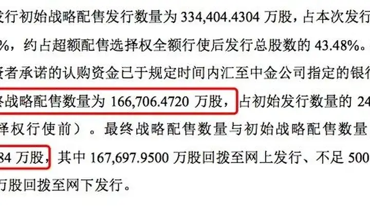 分掉16.67亿股,长鑫科技战配名单阵容豪华