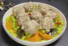 天热蒸一锅，南瓜毛豆肉丸咸甜交织，简单美味零失败