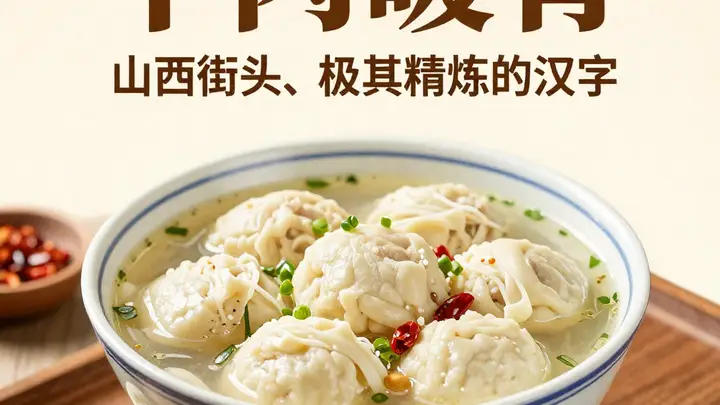 羊肉泡馍暖胃!山西街头美食,热汤馍块驱散严寒