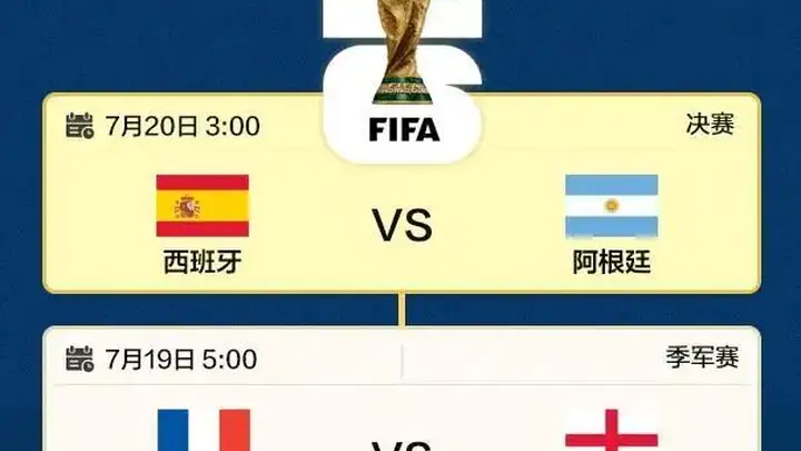 阿根廷2:1逆转英格兰,晋级决赛