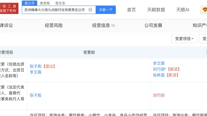 张姩菡接手父亲张雪峰三家公司股份
