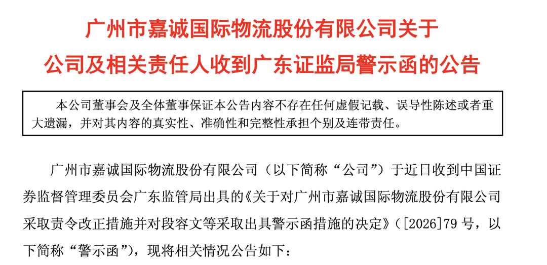 603535及高管收警示函