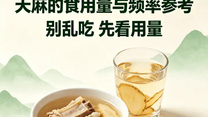 天麻的食用量与频率参考