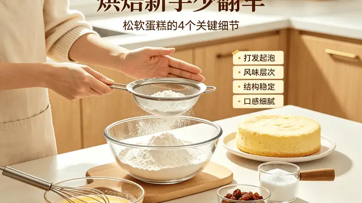 4个烘焙隐藏技巧,轻松告别蛋糕翻车