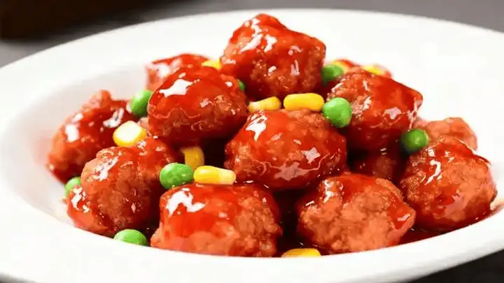 每次做这道糖醋肉丸都不够吃,酸甜开胃,孩子抢着添饭