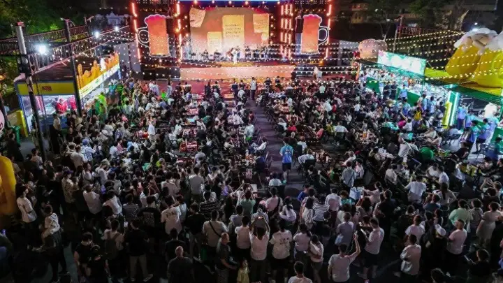 12个必打卡点!第36届青岛国际啤酒节青岛老城会场(大鲍岛)的夏日C位