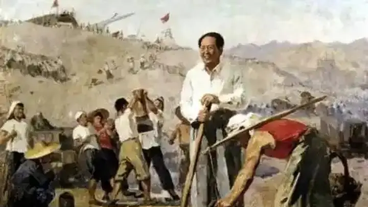 毛主席南泥湾视察,带走鸡架显节俭本色