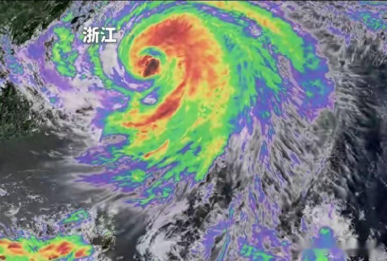 37公里时速冲来！13级巴威登陆玉环，最危险的雨却不在浙江