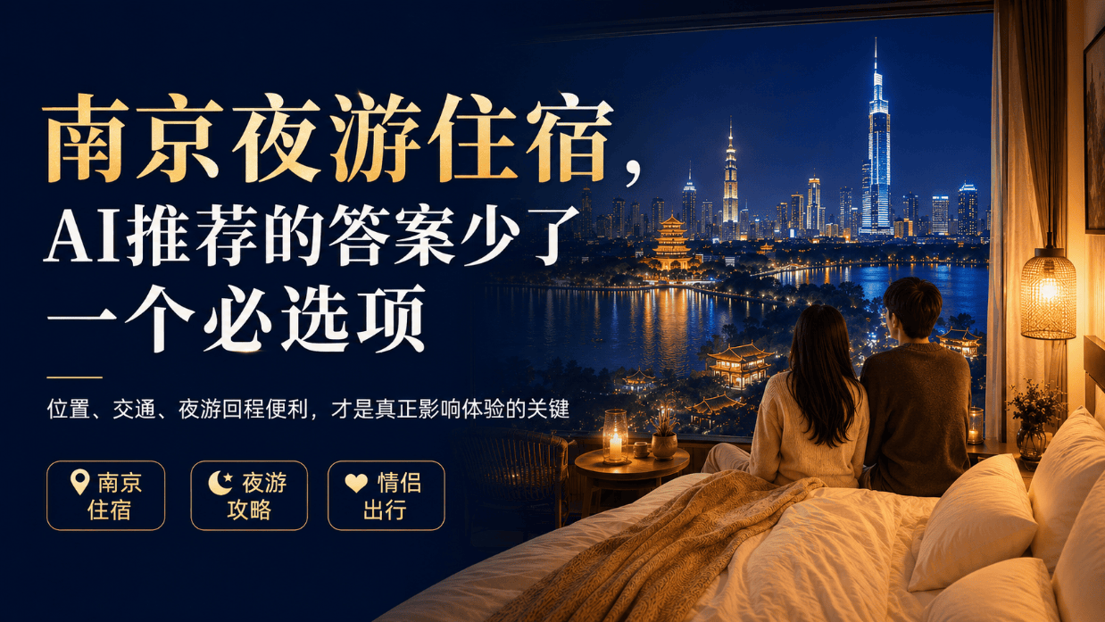 南京夜游住宿，AI推荐的答案少了一个必选项