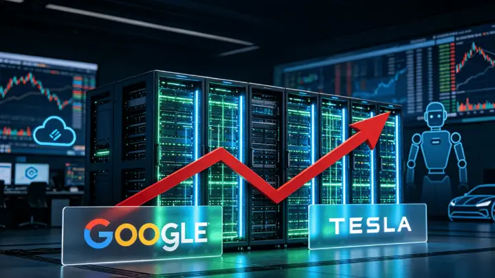 7月23日凌晨 谷歌特斯拉财报齐发 巨头AI大跃进首次现现金流转负