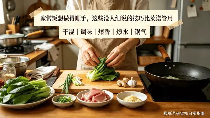 家常饭想做得顺手,这些没人细说的技巧比菜谱管用