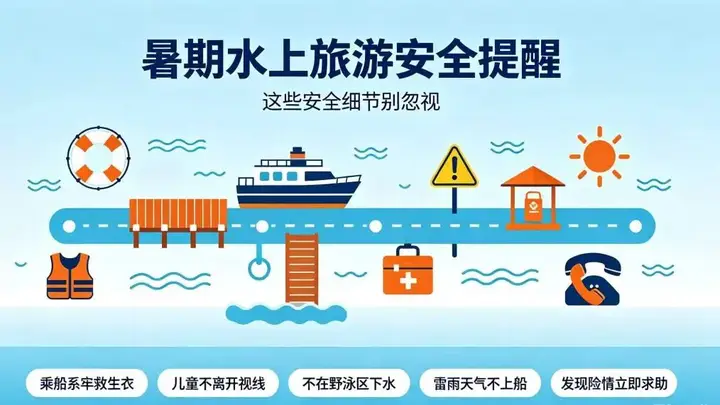 7月起盐城暑期水上安全提示启幕 请市民游客注意出行安全
