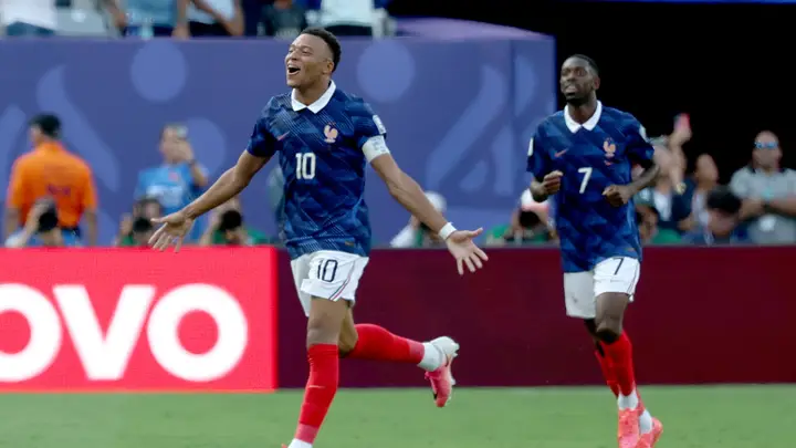 世界杯-姆巴佩2球奥利塞2助 法国4前场各有收获3-0瑞典