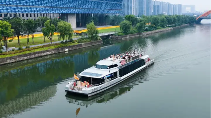 中国故事中国樾|越秀华东携手杭州商旅运河集团共启运河文化体验之旅