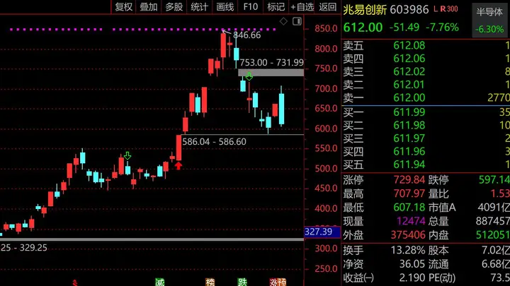 科技股“滑铁卢”背后:8600亿资金激烈绞杀,兆易创新594亿天量刷新记录,宁德时代、中际旭创、寒武纪等龙头全军覆没,后市何去何从?