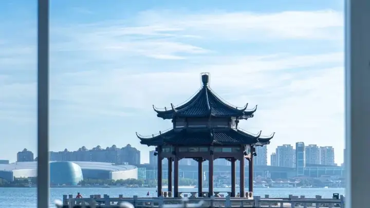 此刻姑苏|一框揽湖景