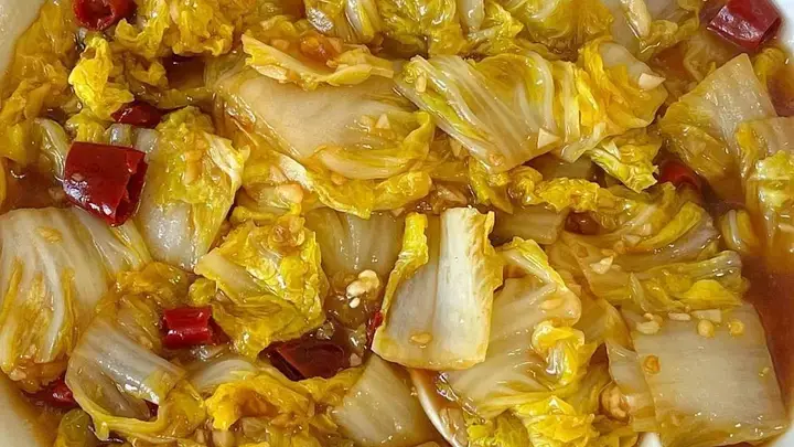 吃了多年的娃娃菜,还是头一次见这新吃法,真是高手在民间