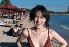 文淇晒比基尼度假照 化身性感辣妹身材凹凸有致