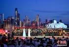 两江夜景伴乐声 “重庆之夜·南滨音乐会”首演启幕