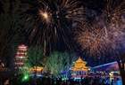 夜游白银｜赴靖远水街之约，看铁花漫卷，赏人间烟火