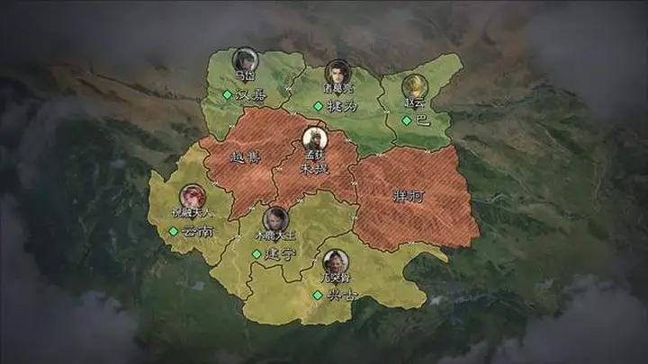 打破传统格局!孟获跑路城池一夜清零,地盘全都白打了