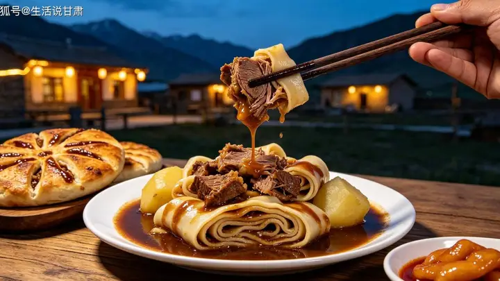 10月18日 焉支山下 永昌羊肉垫卷子美食体验活动今日启幕