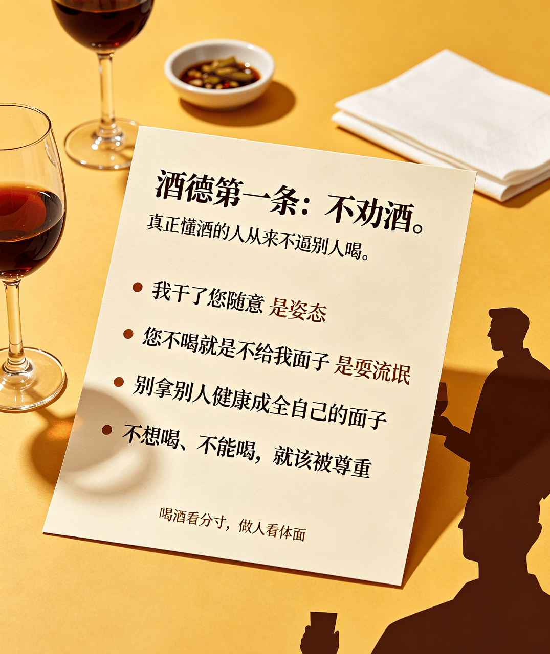 酒桌上的"酒德"你知道吗？