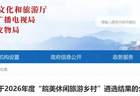 名单公布！潜山市薛家岗村上榜